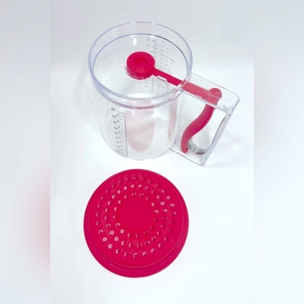 NIB Batter Dispenser / Gravy Separator Grease 4 Cups Mayme’s Kitchen Gadgets